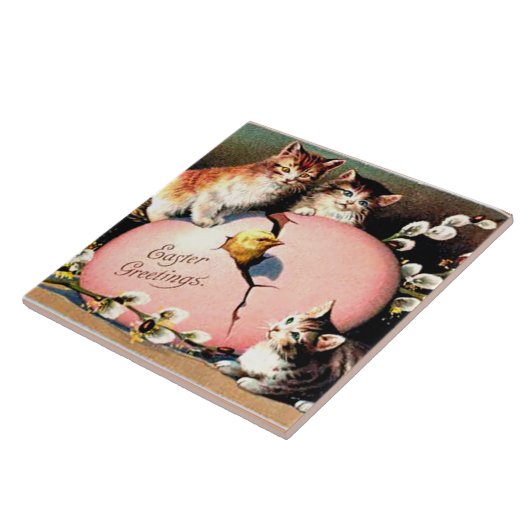 Vintage Easter Greetings タイル (側面)