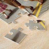 Vintage Easter Parade Retro Springtime Celebration ジグソーパズル (側面)