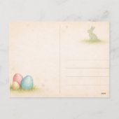 Vintage Easter Pin-Up Postcard  シーズンポストカード (裏面)