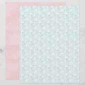 Vintage Easter Polka Dot Scrapbook Paper (正面/裏面)