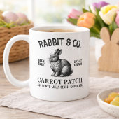 Vintage Easter Rabbit  コーヒーマグカップ