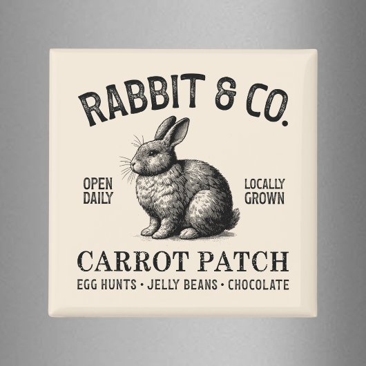 Vintage Easter Rabbit  マグネット