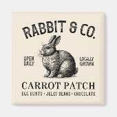 Vintage Easter Rabbit  マグネット (正面)