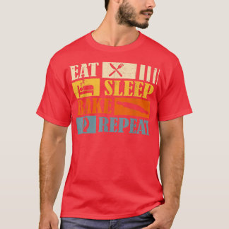 Vintage Eat Sleep Bake Repeat Funny Baking Gifts Tシャツ