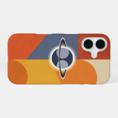 Vintage Eclipse on Blocks iPhone 16ケース (裏面横)