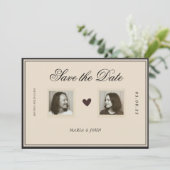 Vintage Editorial Facing two Portrait (スタンド正面)