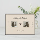 Vintage Editorial Facing two Portrait (スタンド正面)