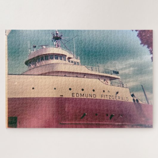 Vintage Edmund Fitzgerald Photo ジグソーパズル (横)