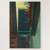Vintage Edward Hopper Nighthawks Diner Poster ジグソーパズル (縦)