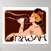 Vintage Egyptian Coffee Cafe ポスター (正面)