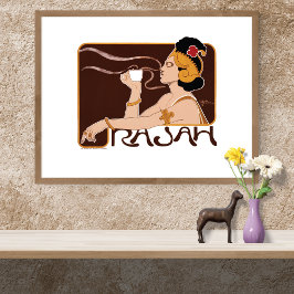 Vintage Egyptian Coffee Cafe ポスター