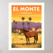 Vintage El Monte California ポスター (正面)