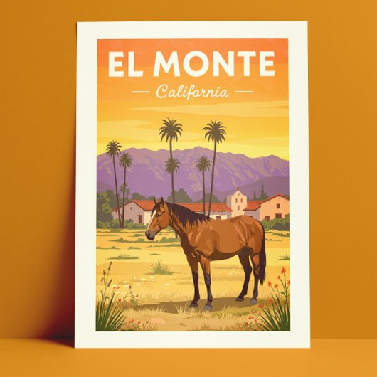 Vintage El Monte California ポストカード