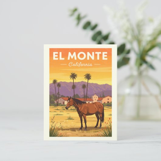 Vintage El Monte California ポストカード (スタンド正面)