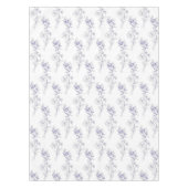 Vintage Elegant Blue Floral Pattern Spring テーブルクロス (正面)