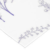 Vintage Elegant Blue Floral Pattern Spring テーブルクロス (アングル)