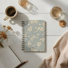 Vintage Elegant Botanical Line Art  ノートブック