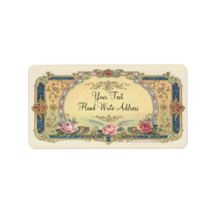 Vintage Elegant French Country Address Labels ラベル
