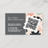 Vintage Elegant Retro – Modern  Business Card 名刺 (裏面)