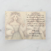 Vintage Elegant Winter Princess Fairytale  カード (内部)