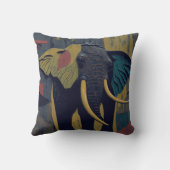 vintage elephant 2 クッション (裏面)