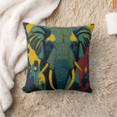 vintage elephant 4 クッション (ブランケット)