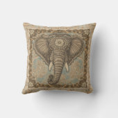 Vintage, Elephant, Classic Ornament クッション (裏面)