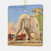 Vintage Elephant Hotel  セラミックオーナメント (左)