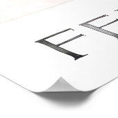 Vintage Elsa Beskow February Sledding Nursery ポスター (角)