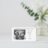 Vintage Engine Builder Business Card 名刺 (スタンド正面)