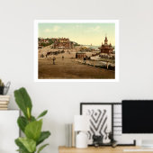 Vintage England, Bournemouth Pier entrance, Dorset ポスター (ホームオフィス)