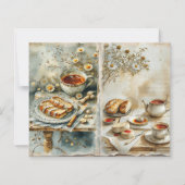 Vintage English Breakfast Scrapbook Paper (正面)