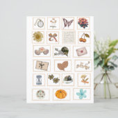 Vintage Ephemera Stamp Stickers (スタンド正面)