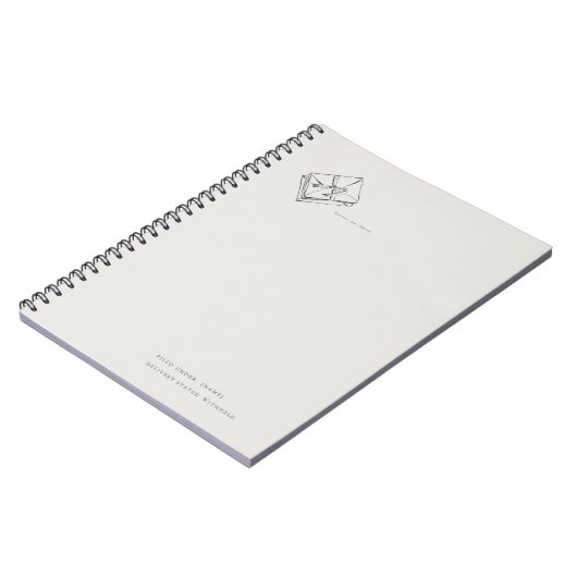 Vintage Epistolary Aesthetic ノートブック (左側)