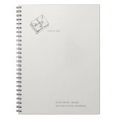 Vintage Epistolary Aesthetic ノートブック (正面)