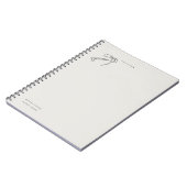 Vintage Epistolary Aesthetic Sealed Key ノートブック (左側)