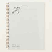 Vintage Epistolary Aesthetic Sealed Key プランナー手帳 (正面)