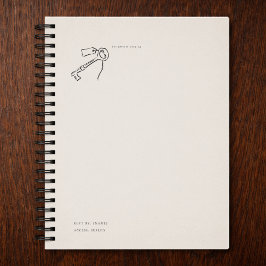 Vintage Epistolary Aesthetic Sealed Key プランナー手帳