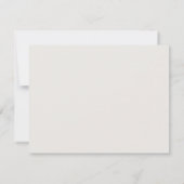 Vintage Equestrian Rider Stationery Note Card 招待状 (裏面)