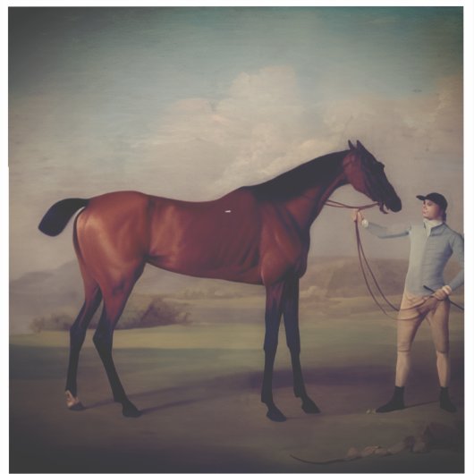 Vintage Equestrian Stickers シール (正面)