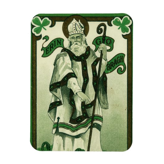 Vintage - Erin Go Bragh - St. Patrick's Greetings マグネット (縦)