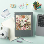 Vintage Ernst Haeckel Orchid Botanical Print シール (iPadカバー)