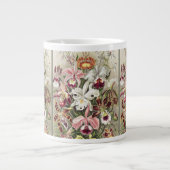 Vintage Ernst Haeckel Orchid Botanical Print ジャンボコーヒーマグカップ (正面)
