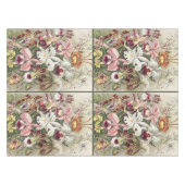Vintage Ernst Haeckel Orchid Botanical Print テーブルクロス (正面(横))
