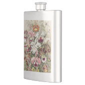 Vintage Ernst Haeckel Orchid Botanical Print フラスク (左)