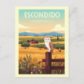 Vintage Escondido California ポストカード (正面)
