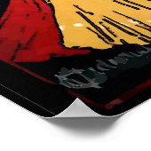 Vintage Espresso ポスター (角)