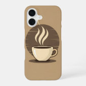 Vintage Espresso Cup iPhone 16ケース (裏面)
