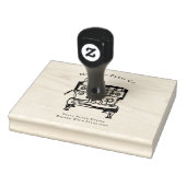 Vintage Espresso Machine Coffee Branding ラバースタンプ (スタンプ)