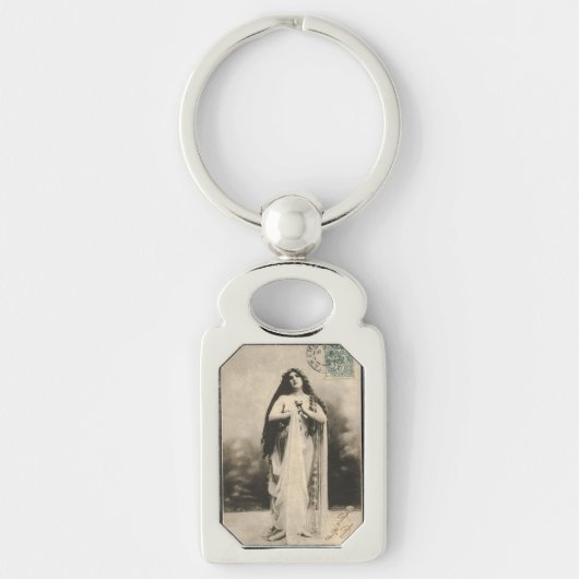 Vintage Ethereal Goddess Postcard キーホルダー (正面)